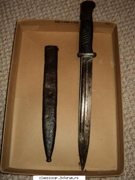 vand baioneta germana ww2 k98 poza
