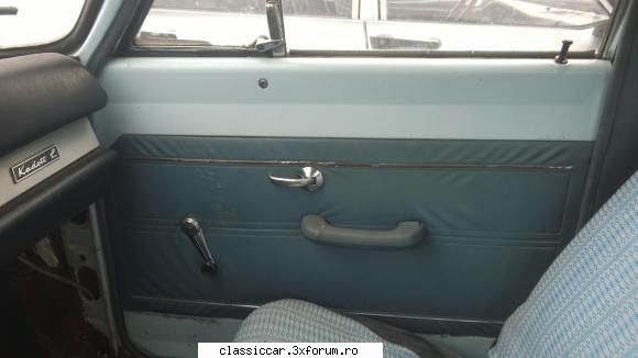 opel kadett interior