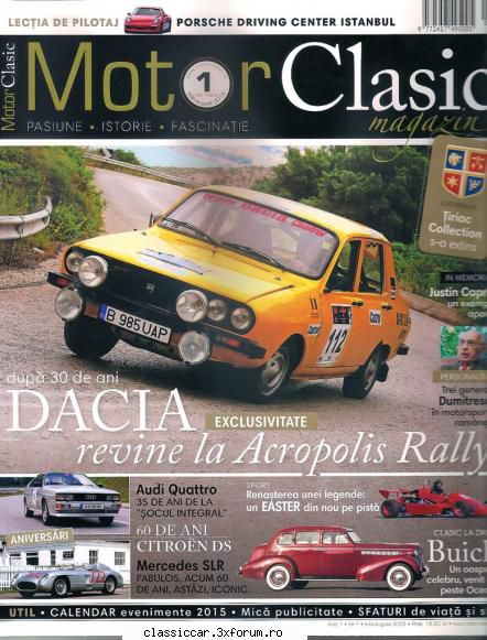 revista motor clasic magazin fost lansata revista motor clasic magazin, publicatie dedicata pasiunii