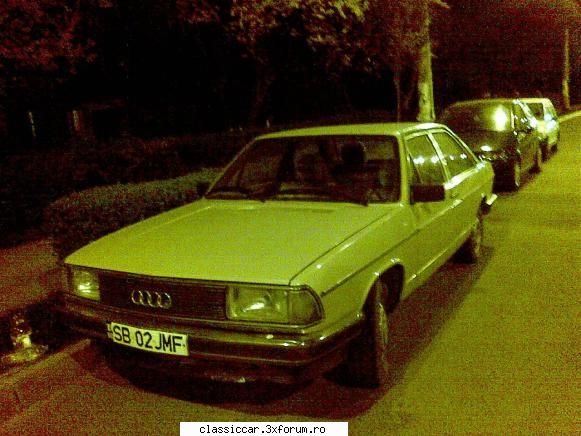 audi 100 -1980- salutare. numesc alex sunt din sibiu. zic taxiu meu (un tinichigiu vazut-o sustinea