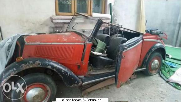 anunturi romanesti vazute net audi dkw model ,an fabricatie 1937,motor 600cmc 2t, masina este