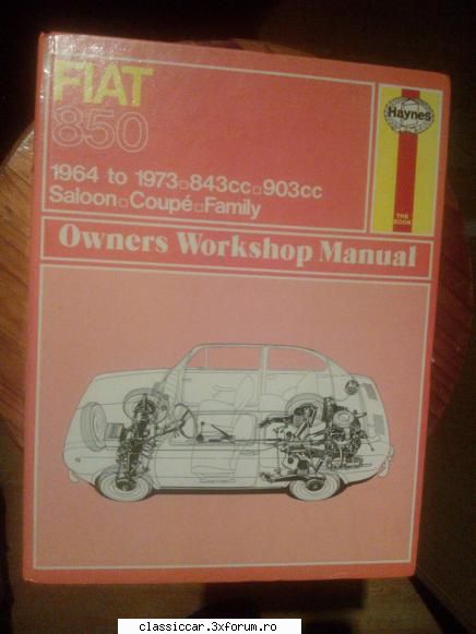 aduc comanda manuale auto haynes etc vand manual reparatii haynes fiat 850 anii '64-'73, berlina,