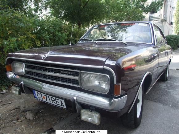 opel rekord 1968 ma  ca  itii  plac  tie  si 