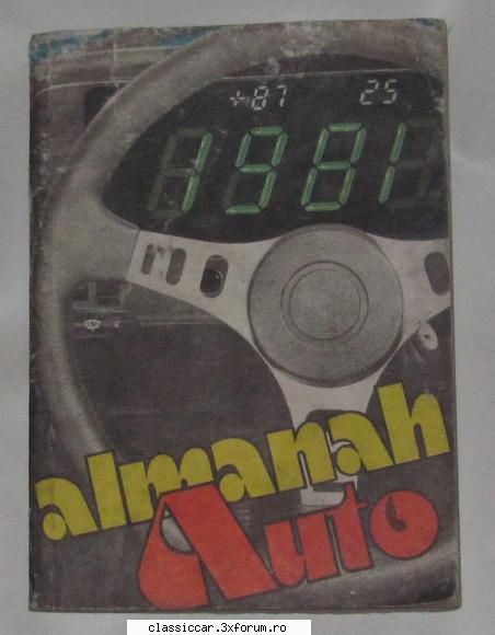 carti auto altele adauga almanah auto 1981, stare foarte buna. pret lei.