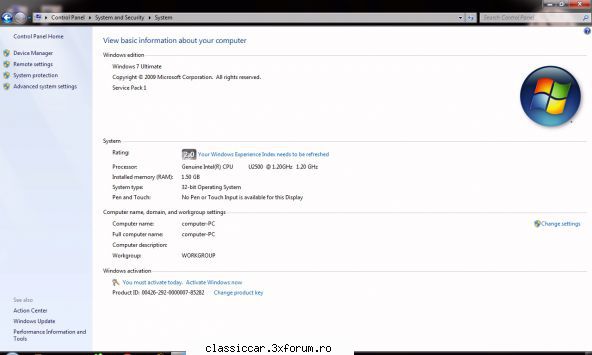 sectiune discutii r16r1150 scris:ce laptop? Admin