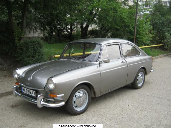 vw 1600 tl fastback, typ 3 1967 / 1968 , motorul original de 1600 , 2 geamuri laterale spate de tip