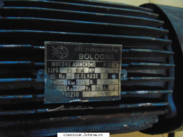 rog telefonic vand motor electric trifazat cu 1,5kw rotatii 1400 rpm