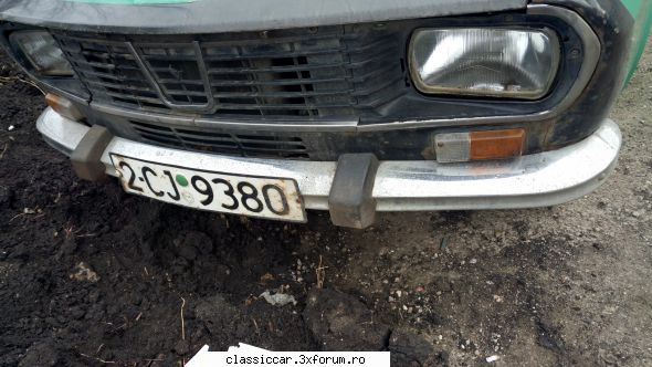 dezmembrez dacia 1300 din 1977 bara fata,