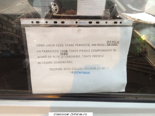 cumpar dacia 1982-84 necesita vopsea noua dar altfel este destul ok.