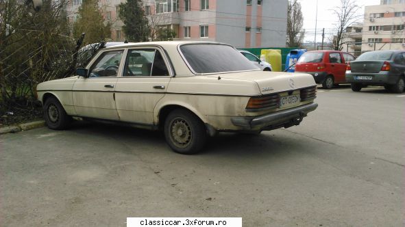 mai sunt citeva masini vechi constanta care merita salvate! mercedes w123