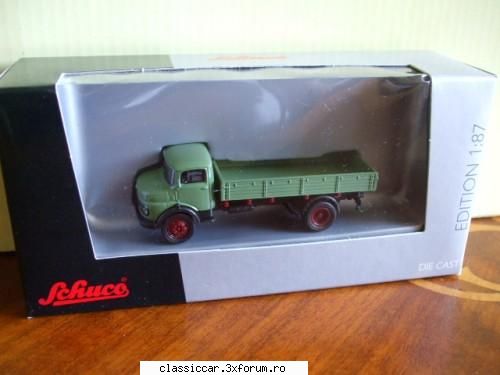 mercedes camion schuco 1/87 schimb machete 1/43 si 1/87 cu renault 16 norev 1/18 visiniu