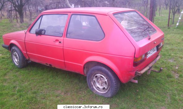 golf mk1 din spate