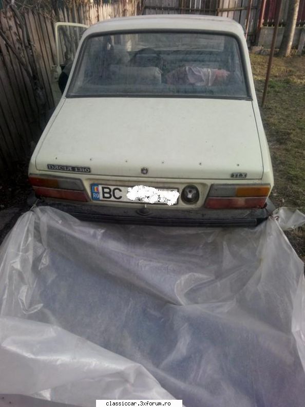 dacia 1310/ 1991, 1000 lei spatele