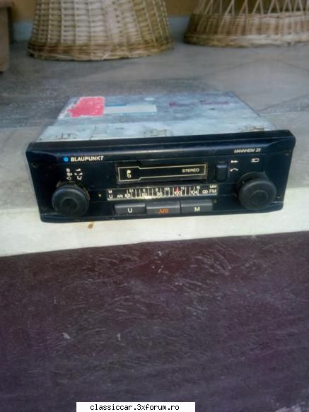 vand radio-cass blaupunkt- manheim, stereo, vintage perfect, stereo.nu misca scala vizibil dar