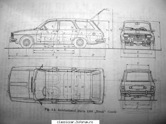 masini romanesti disparute sau cale dacia 1300 break fabricat intre 1973-78 Admin