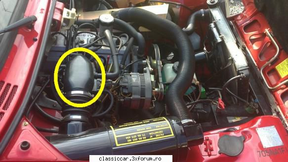 cumpar racord carburator dublucorp weber 32 dir de pe renault 5 alpine, piesa din cumpar racord