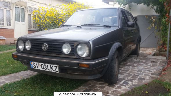 golf 1987 dupa vreo ore curatenie interioara schimb ulei aer,am facut cateva poze