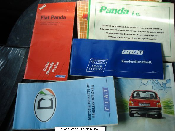 fiat panda 750 1991 literatura origine ...