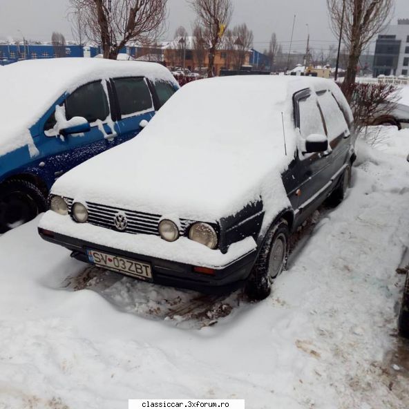 golf 1.6 1991 alta ordine idei...a venit iarna tot   