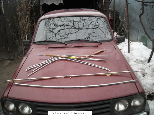 vand piese dacia 1300/1100 ornamente streasina dreapta spate renault 12- lei bucatacele break capota