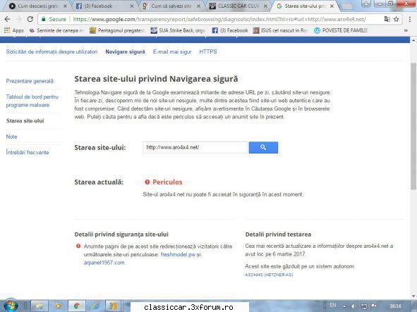 primit facebook mesajul asta! intampla? ceva intampla aro forum