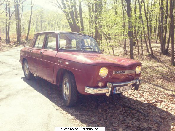 dacia 1100 1969 hd-69-uap multumesc domnilor! deocamdata facut nimic masina, doar m-am plimbat ea!