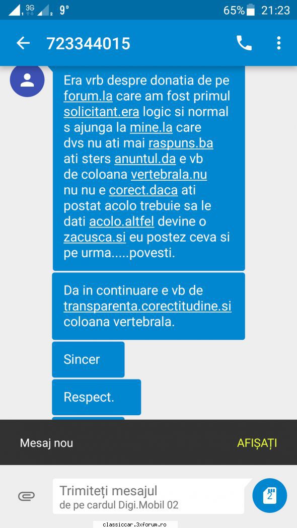 probleme anunt trei