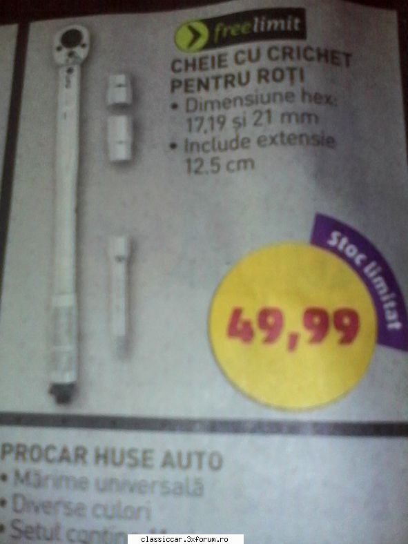 scule din mai este asta oferta, dar mine m-a tentat. sunt fan