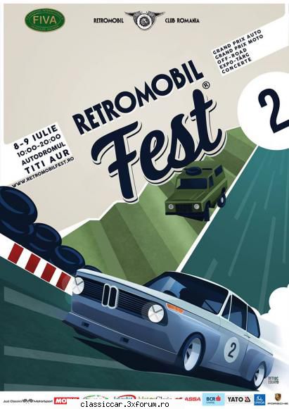 retromobil fest anuntam s-au deschis cea de-a doua editie fest (8-9 iulie autodromul titi aur),