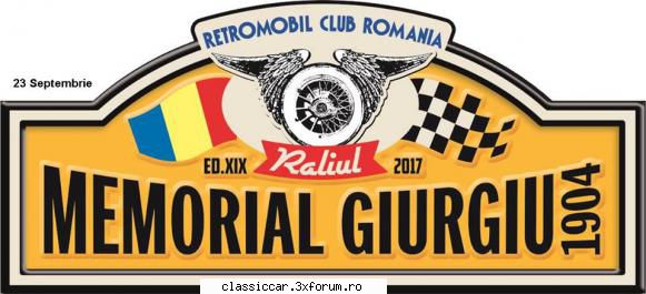 raliul memorial giurgiu 1904 septembrie sambata viitoare retromobil club romania editia ixx-a