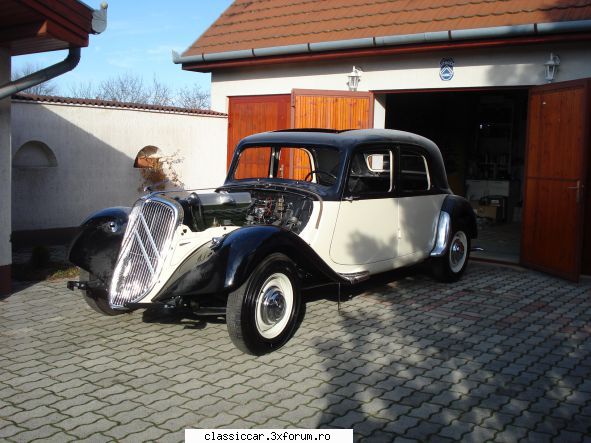 citroen traction avant six -1953 profitnd vremea bun, mai lucrat nitel namila ....