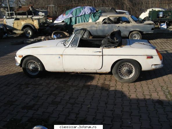 vinzare din stoc cca 80-120 proiecte. mgb roadster chrome invirte, poate lipsa faruri stopuri etc