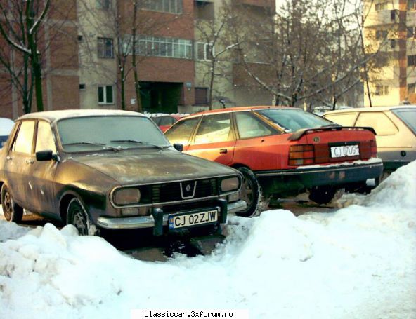 renault 1975 dar l-au rematizat prin iarna lui 2010, schimbul unui logan. totdeauna admiram cand Admin