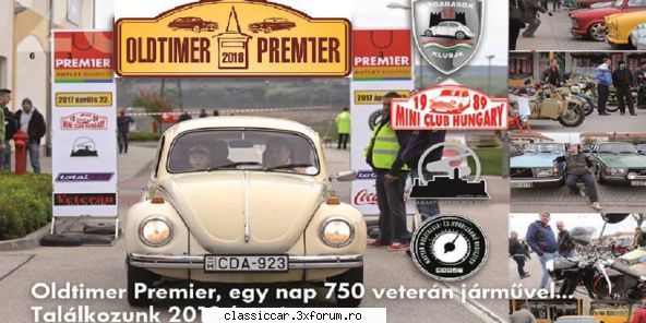 oldtimer premier 2018 este una dintre cele mai mari intalniri oldtimer din europa est, peste 750 Admin