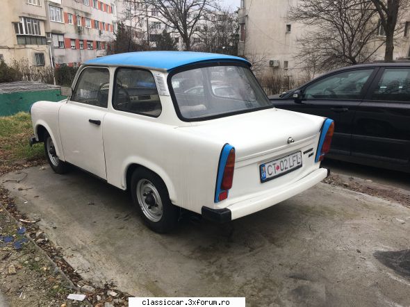 mai sunt citeva masini vechi constanta care merita salvate! trabant ngrijit