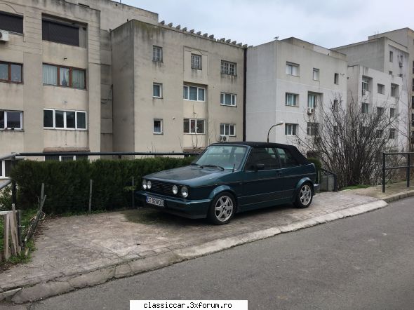 mai sunt citeva masini vechi constanta care merita salvate! volkswagen golf cabrio