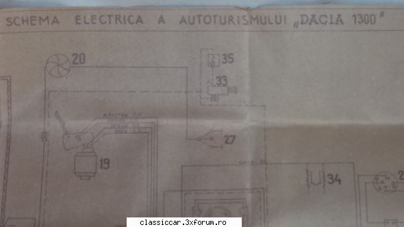 vand piese dacia 1300/1100 schema electrica dacia 1300- lei