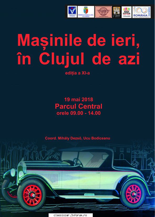 parada masinilor retro editia mai 2018 cluj afisul Admin