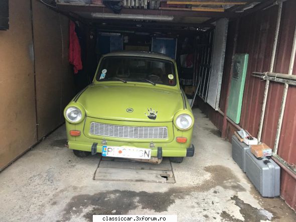 trabant 601 din 1988 urmeaza pregatirea pentru itp lui