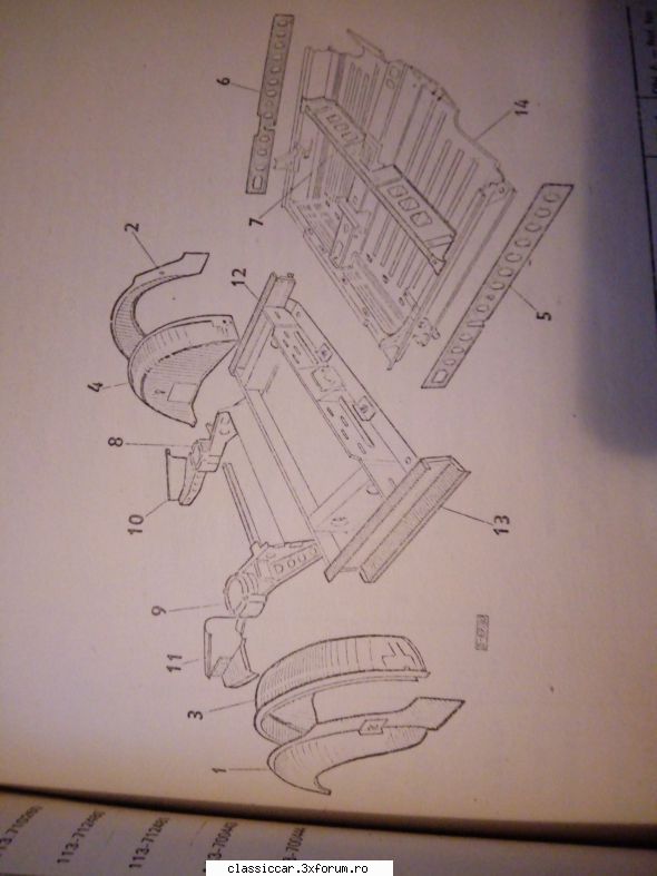 niste skode,o dacie. adica mai piesele numarul 2.la mine tabla 13,cand dat pragul jos,o data bucata