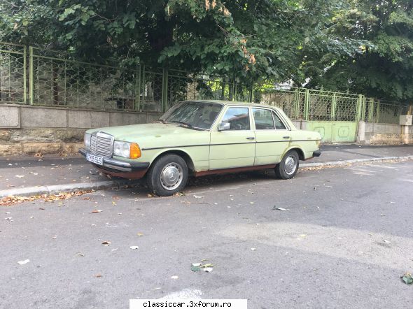 mai sunt citeva masini vechi constanta care merita salvate! mercedes w123