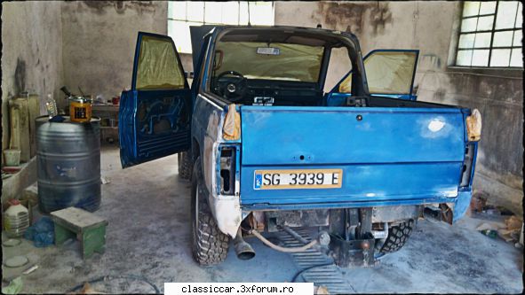 nissan patrol k260 sd33 1988 dupa urmat pentru putea vopsita asa cum cuvine, caorseria separat