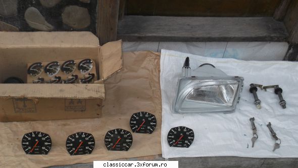 vand piese dacia 1300/1100 piese noi:ceas indicator incarcare baterie- lei lei buc.lagare lei chei