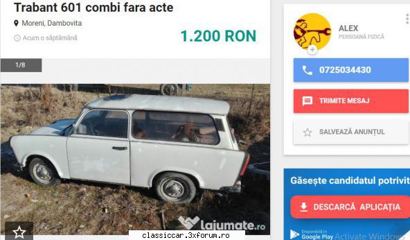 anunturi romanesti vazute net trabant brec