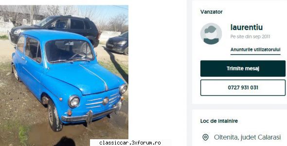 anunturi romanesti vazute net fiat 600