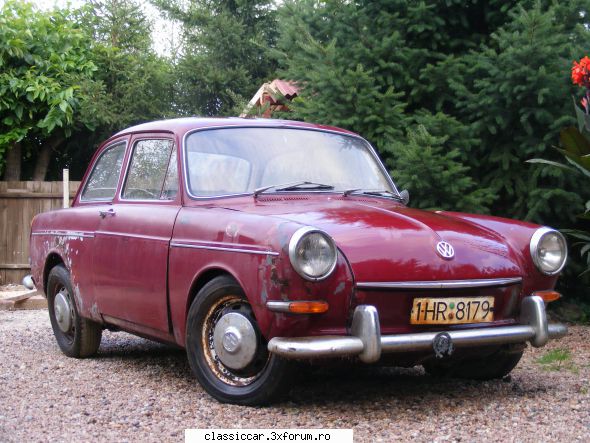 volkswagen type 1600 din 1966 din lateral