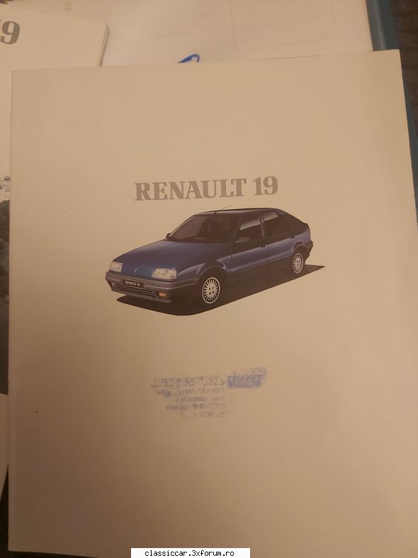 renault 1.7 1991 editie showroom prezentare renault editie limba germana anul 1989 februarie