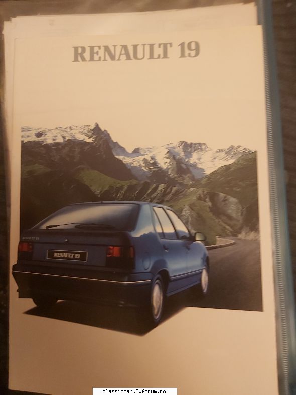 renault 1.7 1991 urmatorul manual fapt este tot editie prezentare renault editie showroom diferit