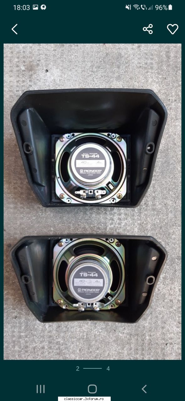 poza. v�nd set boxe noi marca pioneer ideale pt.masini etc