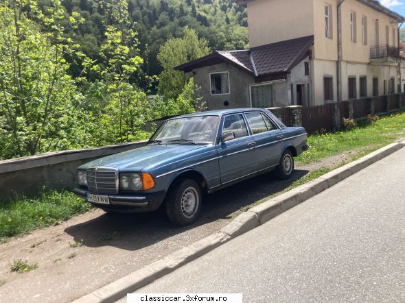 vazut prin ploiesti mercedes w123